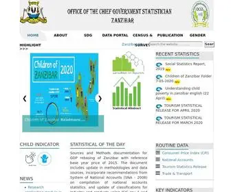 OCGS.go.tz(This is official site of the office of the chief government statistician Zanzibar (OCGS)) Screenshot