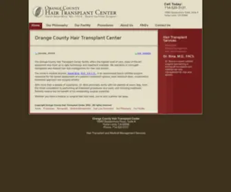 Ochairtransplantcenter.com(Orange County Hair Transplant Center) Screenshot