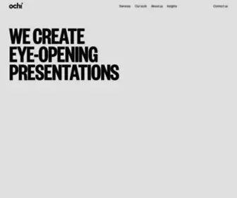 Ochi.design(Presentation design agency) Screenshot