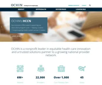 Ochin.org(Health IT and EHR Solutions) Screenshot