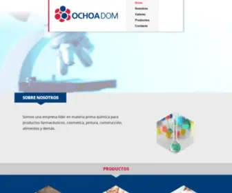 Ochoadom.com(Productos Químicos) Screenshot