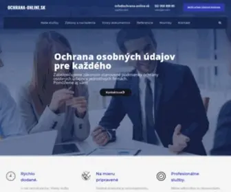 Ochrana-Online.sk(Ochrana) Screenshot