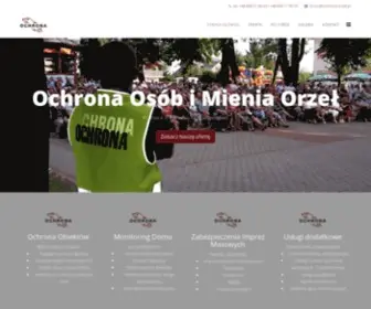 Ochrona-Orzel.pl(Ochrona Orzeł) Screenshot