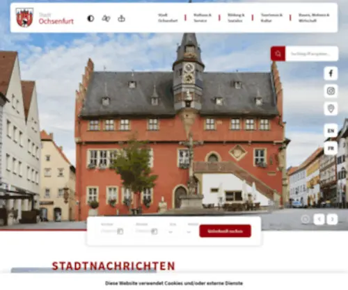 Ochsenfurt.de(Willkommen) Screenshot