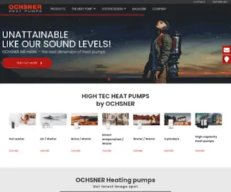 Ochsner.ru(Heat pumps for central heating and domestic hot water) Screenshot