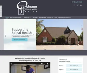 Ochsnerchiropractic.com(Chiropractor in Tulsa) Screenshot