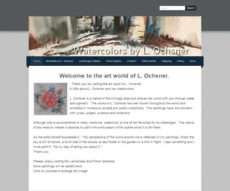 Ochsnergallery.com(Watercolor art by L. Ochsner) Screenshot