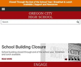 Ochspioneers.org(Oregon City High School) Screenshot