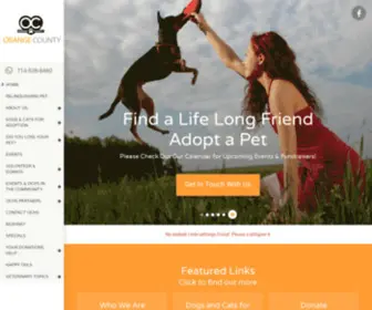 Ochumanesociety.com(Orange County Humane Society) Screenshot