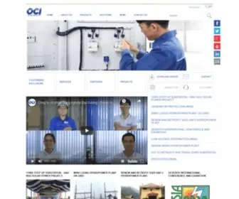 Oci.com.vn(Ocean Industry Corporation (OCI)) Screenshot