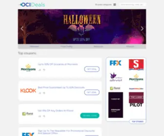 Ocideals.co.uk(OCI Deals) Screenshot