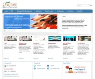 Ocimumbio.com(Ocimum Biosolutions) Screenshot