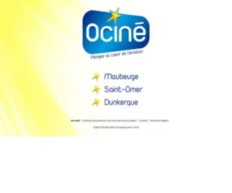 Ocine.fr(Site officiel du OcinÃ©) Screenshot