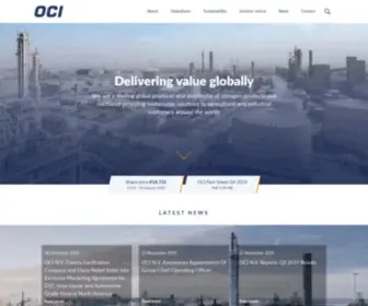 Oci.nl(OCI N.V) Screenshot