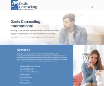 Ocinternational.org(Oasis Counseling International) Screenshot