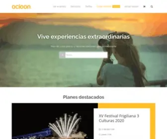 Ocioon.com(Plataforma de Eventos en España) Screenshot