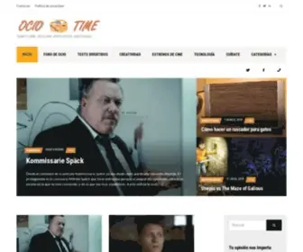 Ociotime.com(Tu web de ocio) Screenshot