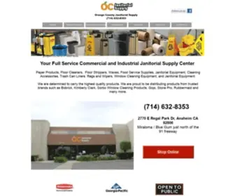 Ocjanitorialsupply.com(Orange County Janitorial Supplies) Screenshot