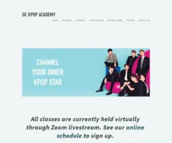 Ockpopacademy.com(Orange County KPOP Academy) Screenshot