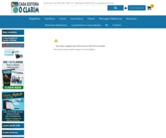 Oclarim.org(O Clarimanos divulgando o Espiritismo) Screenshot