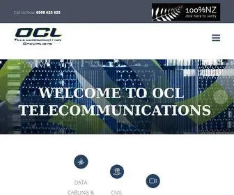 OCL.net.nz(OCL are New Zealands leading IP Solutions Provider. We offer FIBRE OPTIC & DATA CABLING) Screenshot