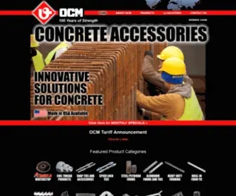 OCM-Inc.com(OCM Inc) Screenshot
