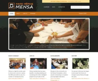 Ocmensa.org(OC Mensa) Screenshot