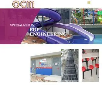 Ocment.com.my(Fiberglass (FRP) Manufacturer & Engineering Malaysia) Screenshot