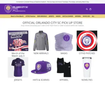 Ocmobileshop.com(Orlando City SC Mobile Shop) Screenshot