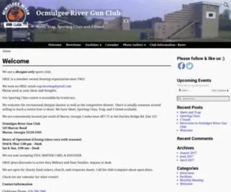 Ocmulgeerivergunclub.com(Ocmulgee River Gun Club) Screenshot