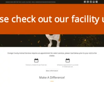 Ocnetpets.com(Orange County Animal Services) Screenshot