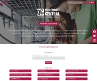 Ocnonprofitcentral.org(Orange County Nonprofit Central) Screenshot