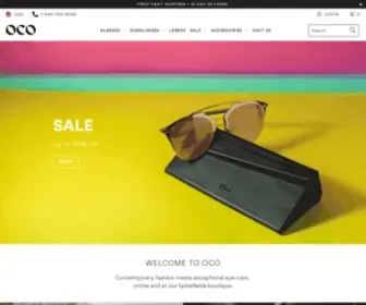 Ocoglasses.com(OCO Glasses) Screenshot