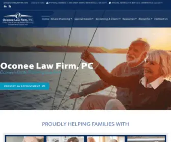 Oconeelawfirm.com(Oconee Law Firm) Screenshot