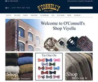 Oconnellsclothing.com(Men's Clothing) Screenshot