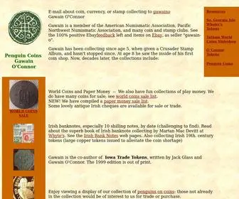 Oconnor.gs(Gawain O'Connor Penguin Coins world coins) Screenshot