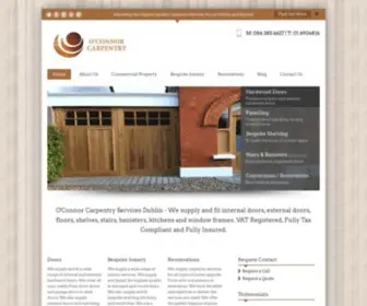 Oconnorcarpentry.ie(Carpentry Services Dublin) Screenshot