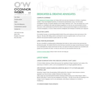 Oconnorweber.com(O'Connor Weber) Screenshot