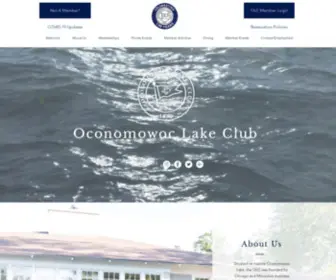 Oconomowoclakeclub.org(The Oconomowoc Lake Club) Screenshot