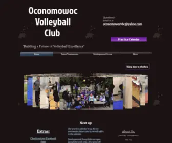 OconomowocVBC.com(Oconomowoc Volleyball Club OVBC volleyball in Oconomowoc WI) Screenshot