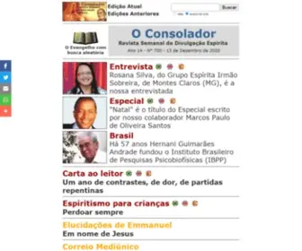Oconsolador.com.br(O CONSOLADOR) Screenshot