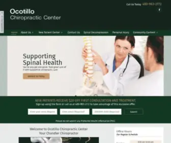 Ocotillochiro.com(Ocotillo Chiropractic Center) Screenshot