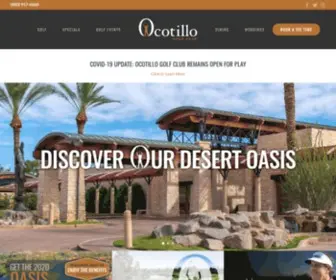 Ocotillogolf.com(Ocotillo Golf Club) Screenshot