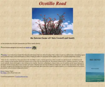 Ocotilloroad.com(Ocotillo Road) Screenshot