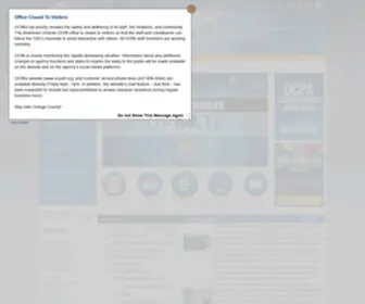 Ocpafl.org(Orange County Property Appraiser) Screenshot