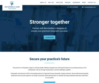 OCPMGMT.com(A Strategic Partner for High Performing Orthopedic Practices) Screenshot