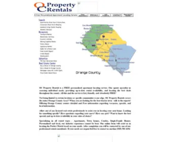 Ocpropertyrentals.com(Orange county apartments) Screenshot