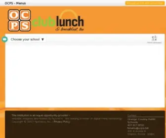 Ocpsmenus.com(Nutrislice Menus) Screenshot