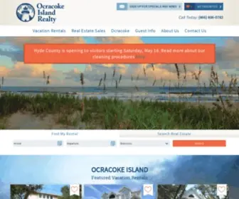 Ocracokeislandrealty.com(Ocracoke Island Realty) Screenshot