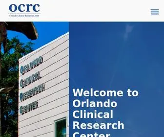 OCRC.net(Orlando Clinical Research Center) Screenshot